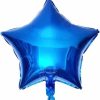 Balon Folie Stea – 45 cm (neumflat) – Albastru