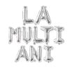 🎉 Set Baloane Argintii - “LA MULȚI ANI” (40 cm) 🎉