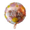 Balon Folie Rotund Aniversar – 45 cm (neumflat)