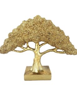 Statuetă Decorativă Copac Auriu