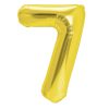 Balon folie cifra 7 -auriu