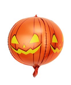 Balon Folie Dovleac Halloween - Decorațiunea Esențială pentru Seara de 31 Octombrie
