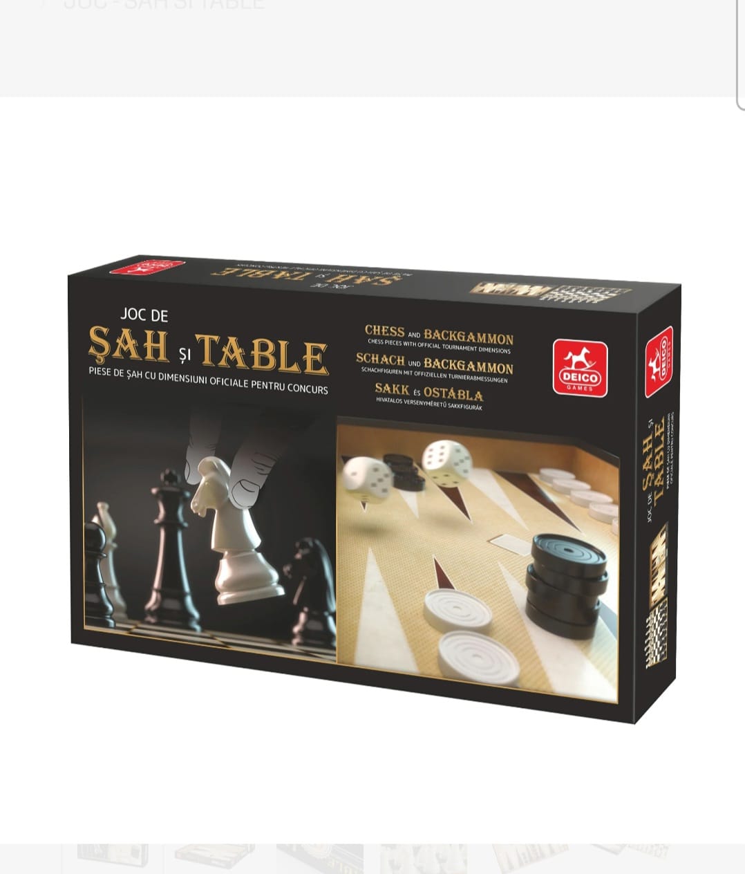 Joc de Șah și Table – Piese de Concurs