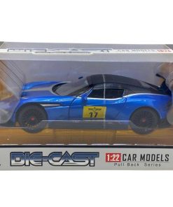 Machetă Metalică Aston Martin Vulcan – Scara 1:22 (Albastru)