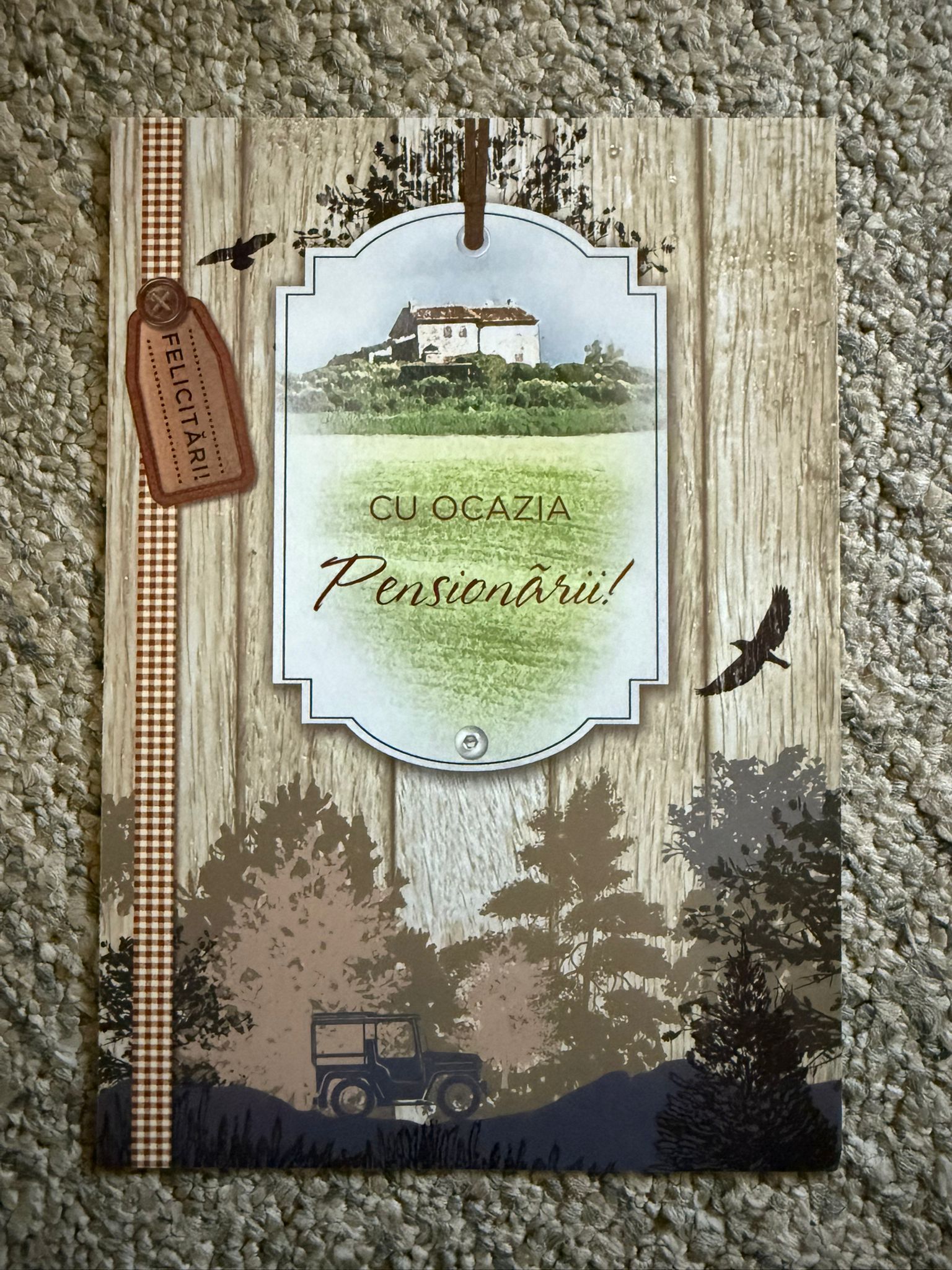 Felicitare elegantă pentru orice ocazie