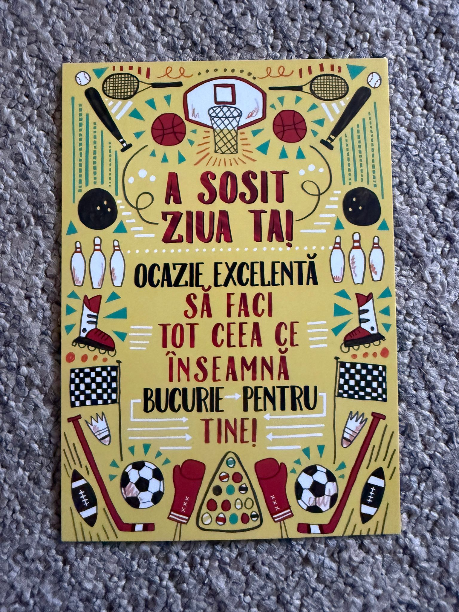 Felicitare elegantă pentru orice ocazie