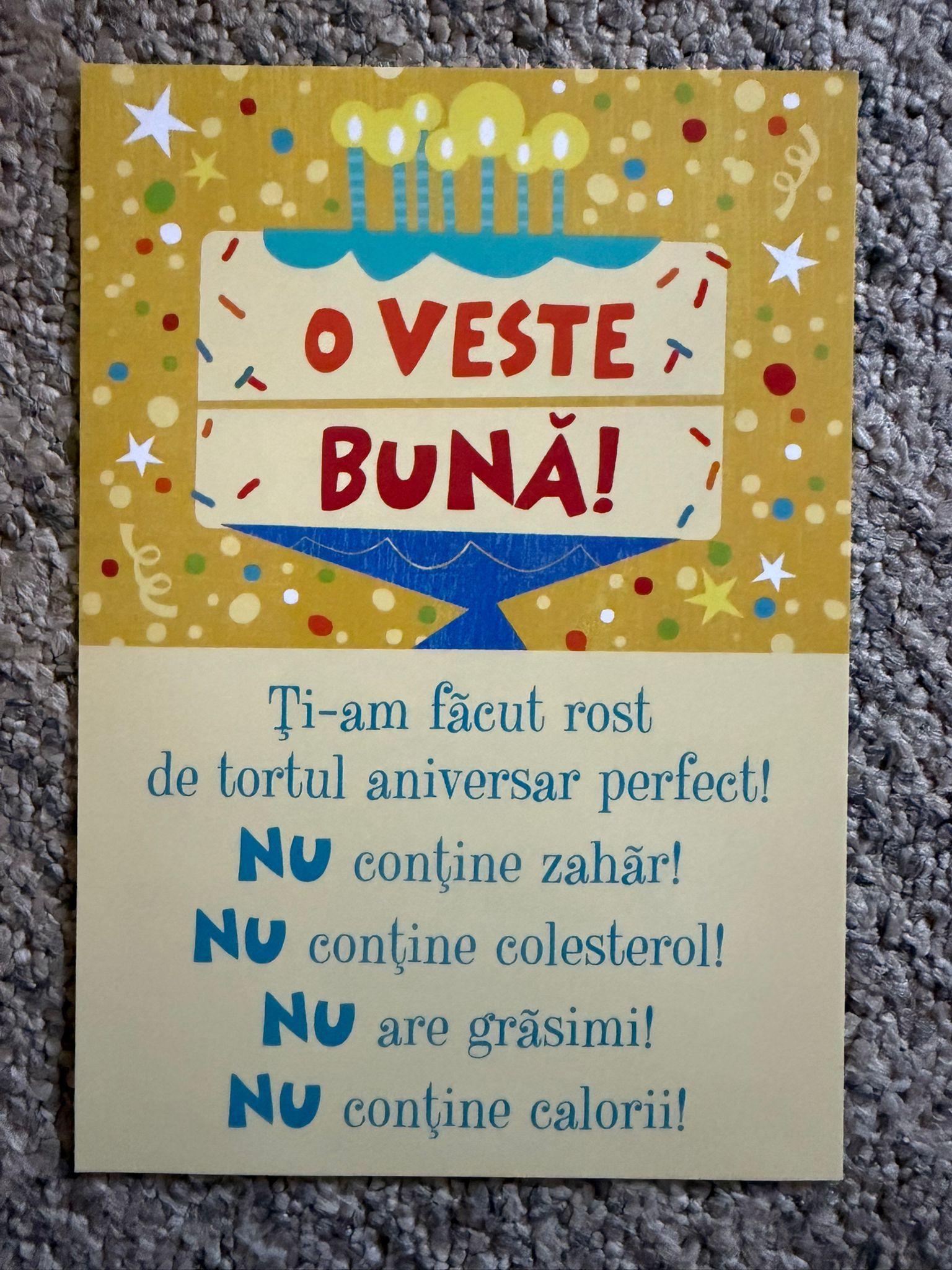 Felicitare elegantă pentru orice ocazie
