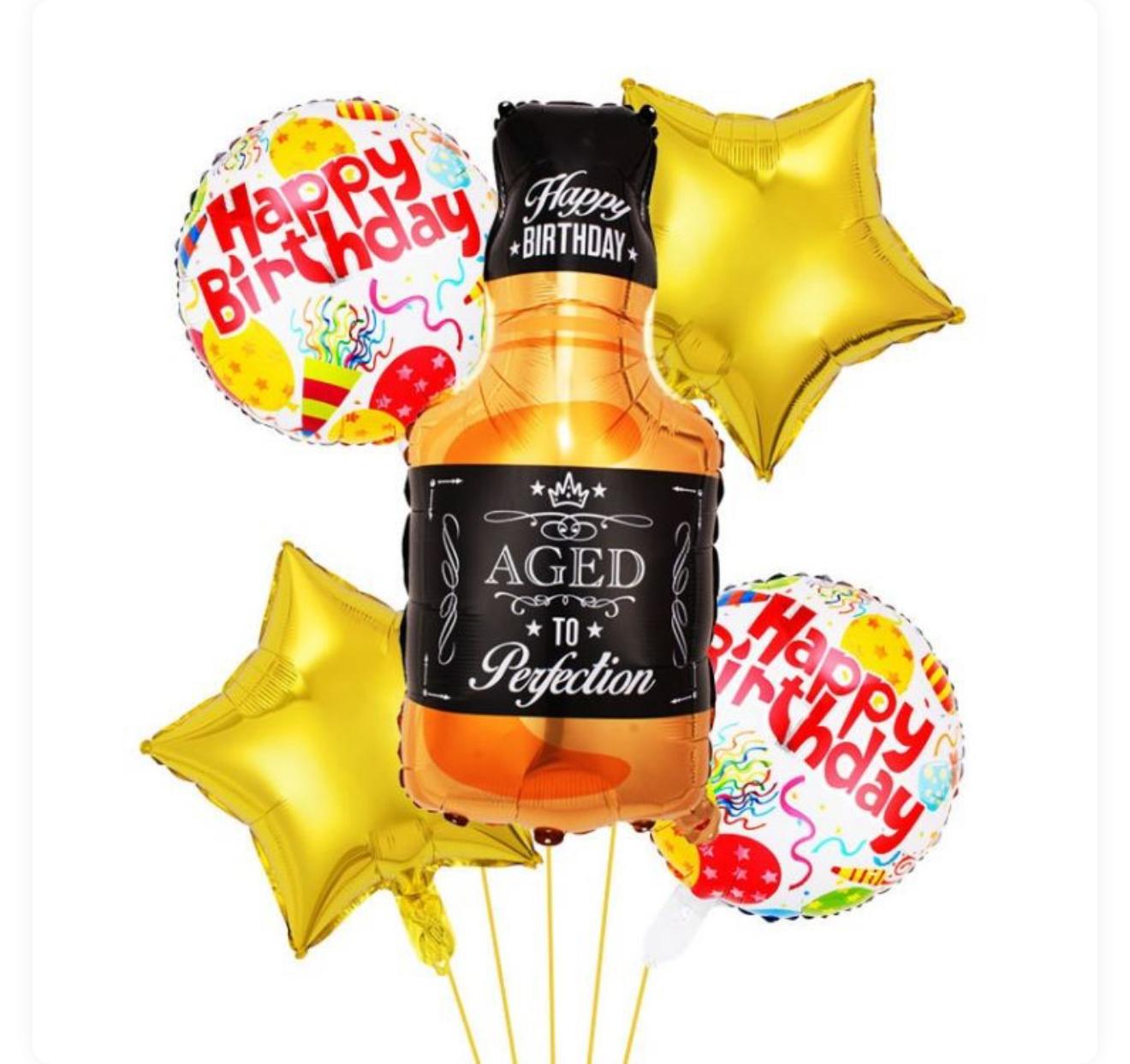 ✨ SET Baloane Folie Petrecere – 5 bucăți 🎈