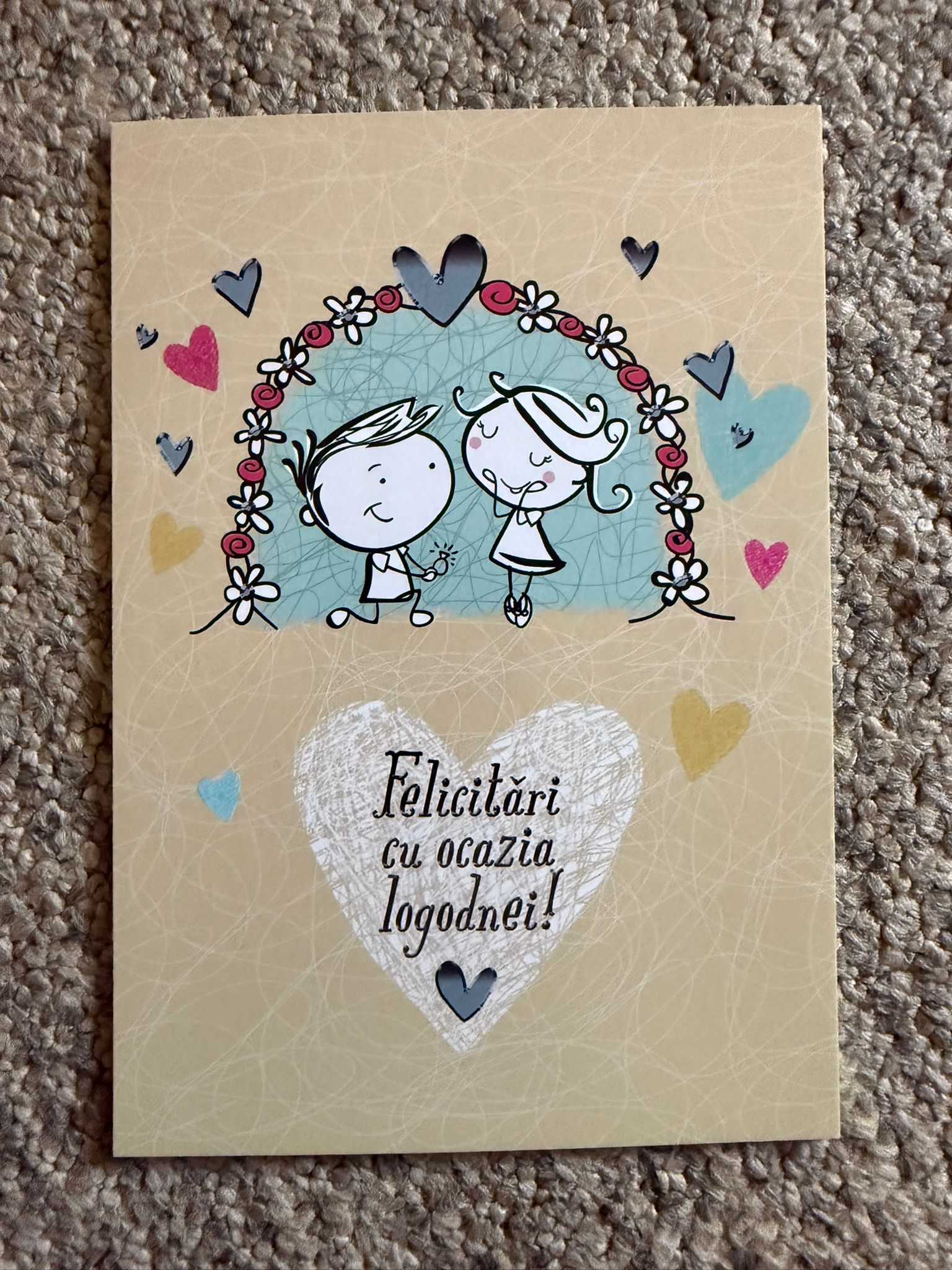 Felicitare elegantă pentru orice ocazie