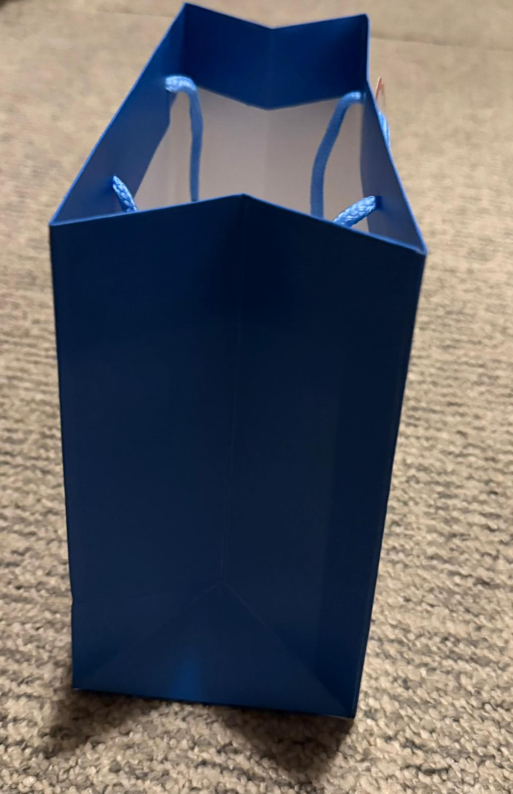 🎁 Pungă cadou – Albastră 🎁 - imagine 3