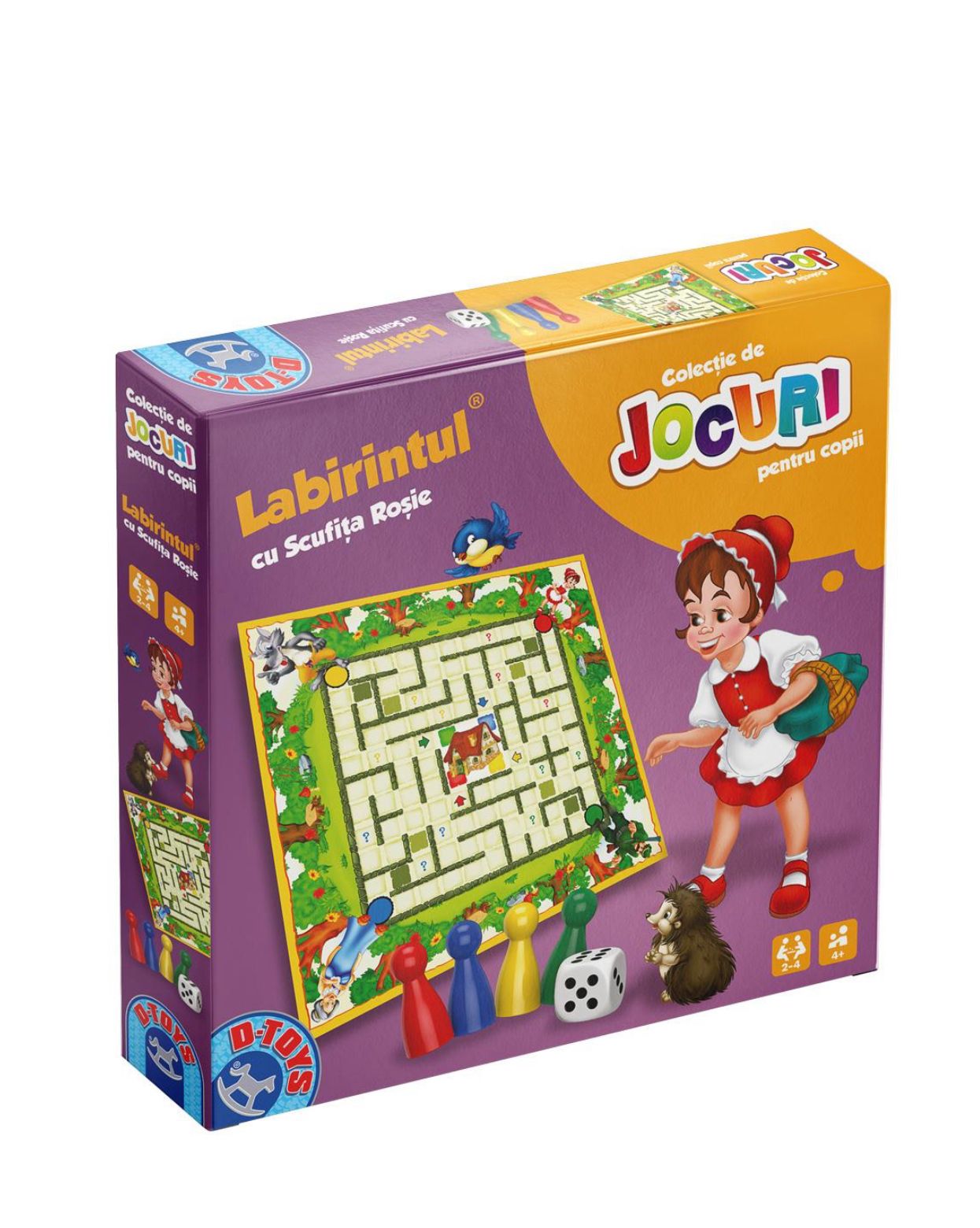 Labirintul cu Scufița Roșie – joc de societate pentru copii și familie