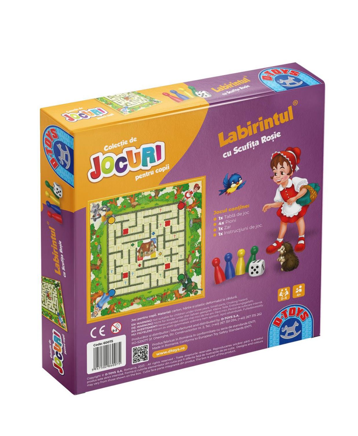 Labirintul cu Scufița Roșie – joc de societate pentru copii și familie - imagine 2