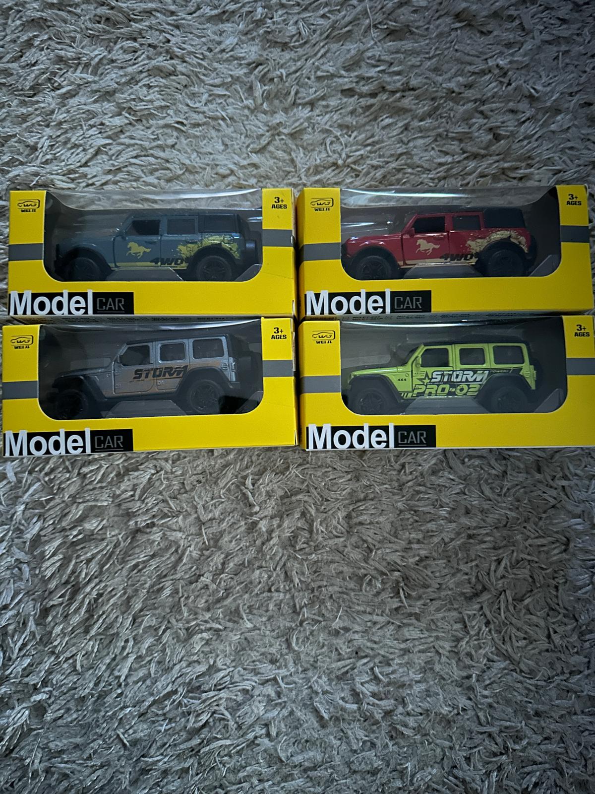 Mașinuță Metalică diferite culori - Model Jeep 4x4 - imagine 2