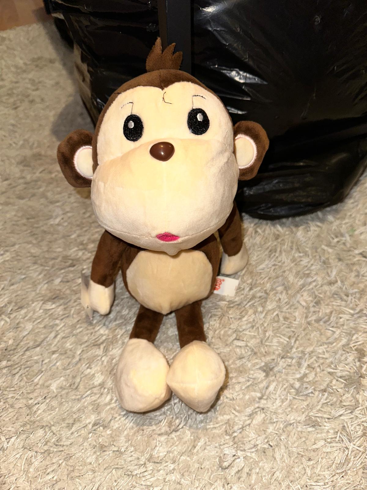 Maimuță de pluș - Dulce și haioasă! - imagine 2