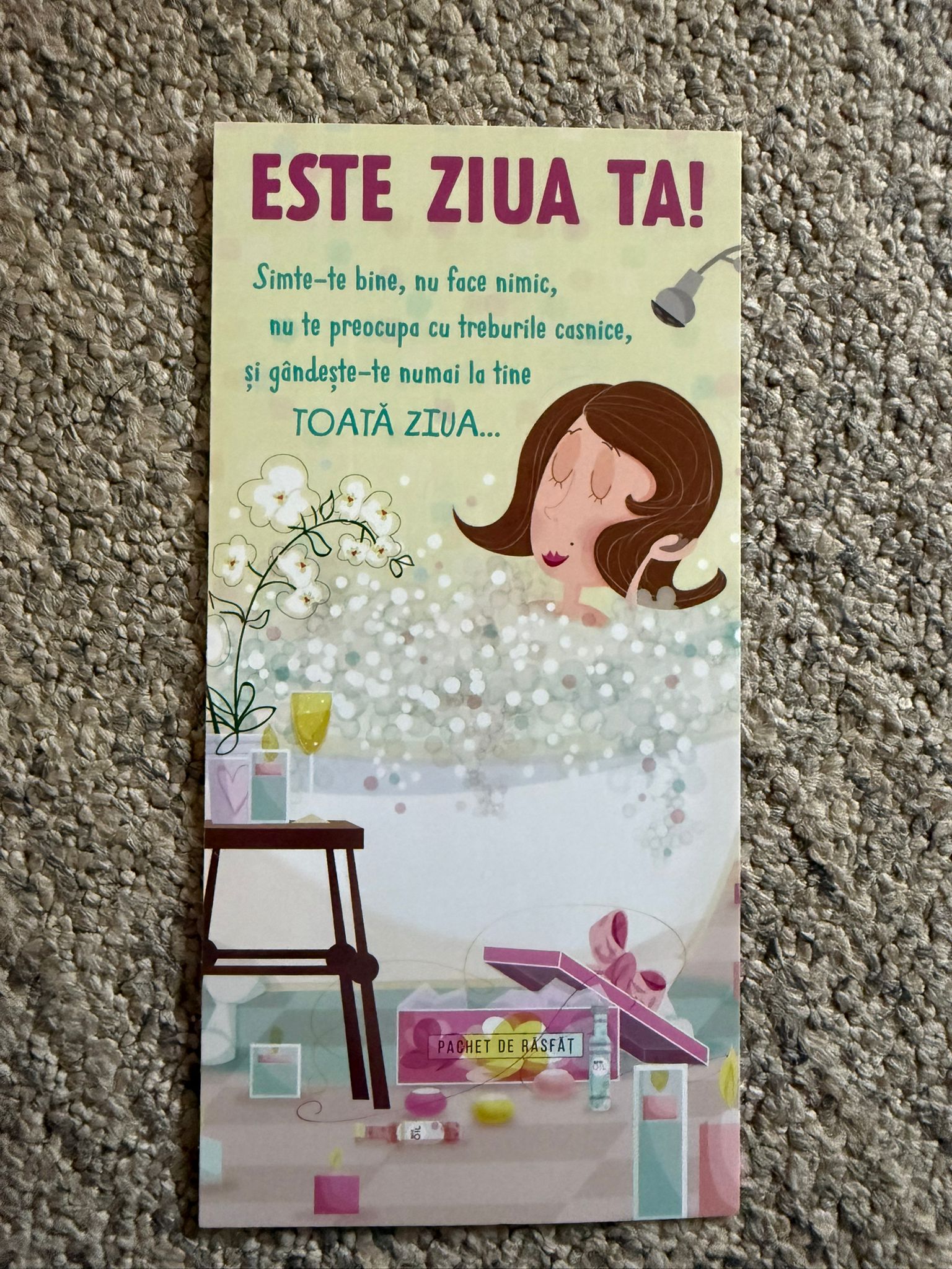 Felicitare elegantă pentru orice ocazie