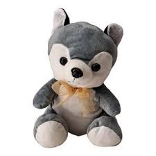 Husky de pluș - Prietenul pufos