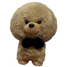 Cățeluș de pluș Pomeranian - Culoare Bej