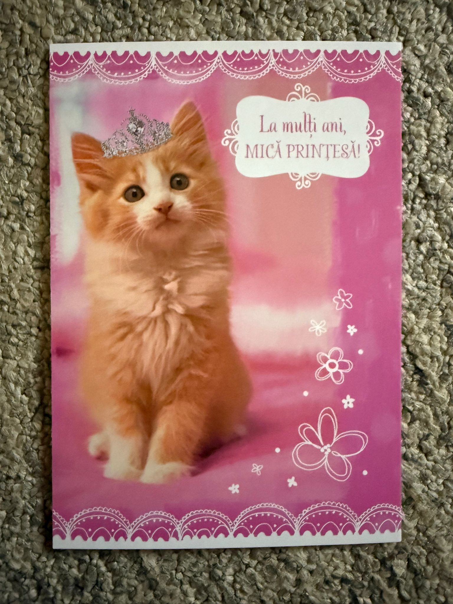 Felicitare elegantă pentru orice ocazie