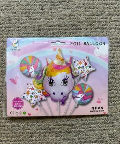 SET Baloane Folie Unicorn – 5 bucăți