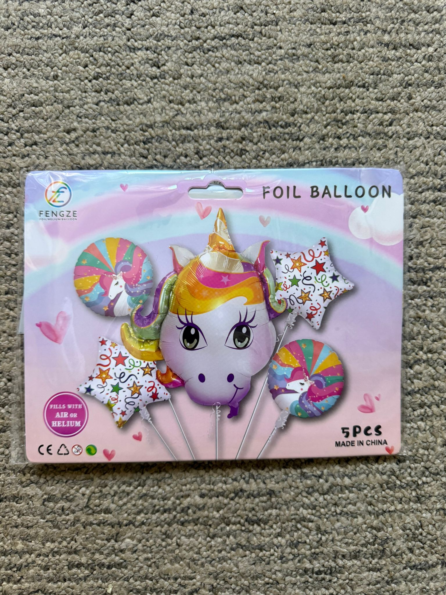 SET Baloane Folie Unicorn – 5 bucăți