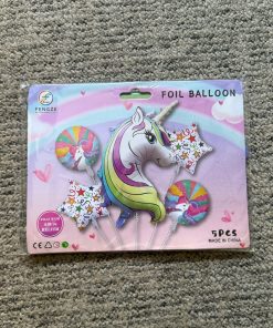 SET Baloane Folie Unicorn – 5 bucăți
