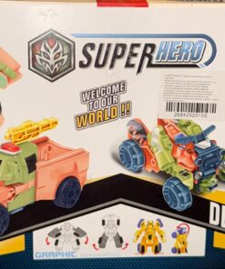 Robot Transformabil 2-în-1 – Model „SuperHero Deform”