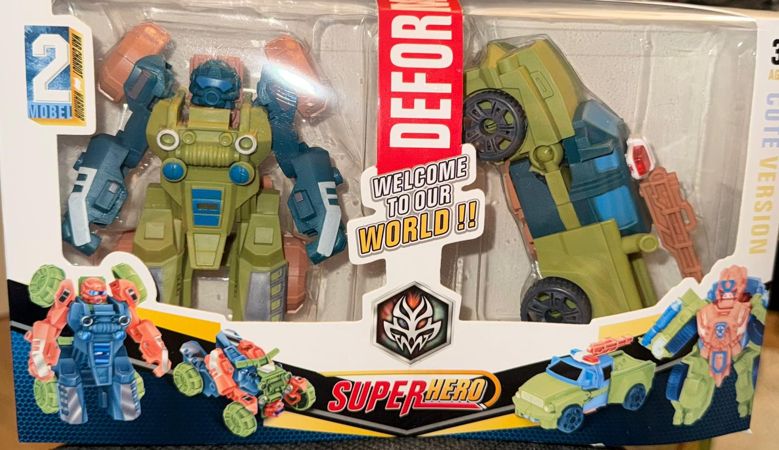 Robot Transformabil 2-în-1 – Model „SuperHero Deform” - imagine 2