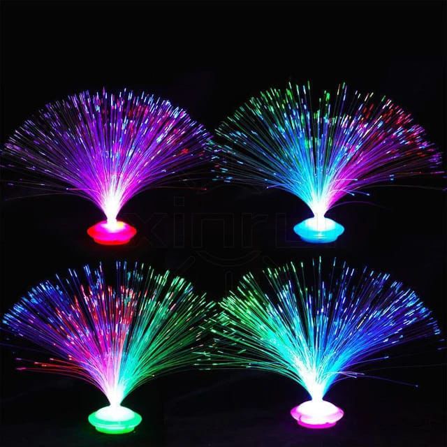 Veioză LED cu Fibre Optice – Spectacol de Culoare - imagine 3