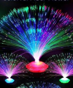 Veioză LED cu Fibre Optice – Spectacol de Culoare