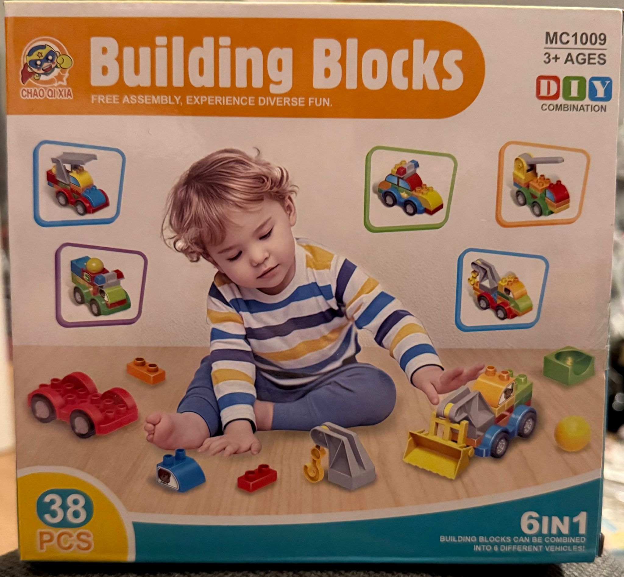 Building Blocks 6 în 1 – 38 pcs