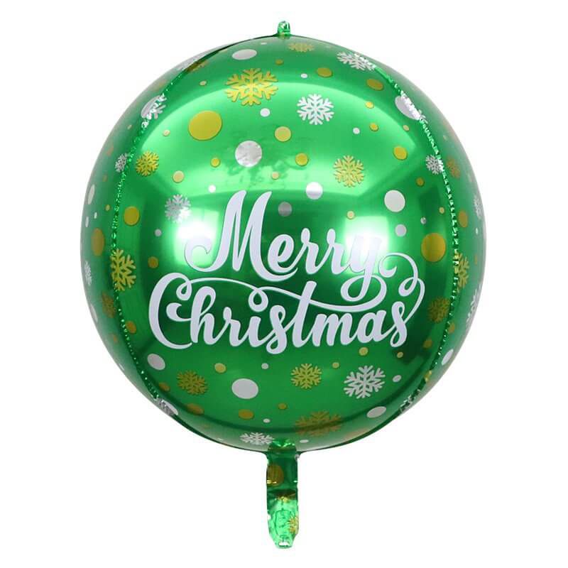 Balon Rotund Folie 3D “Merry Christmas”
