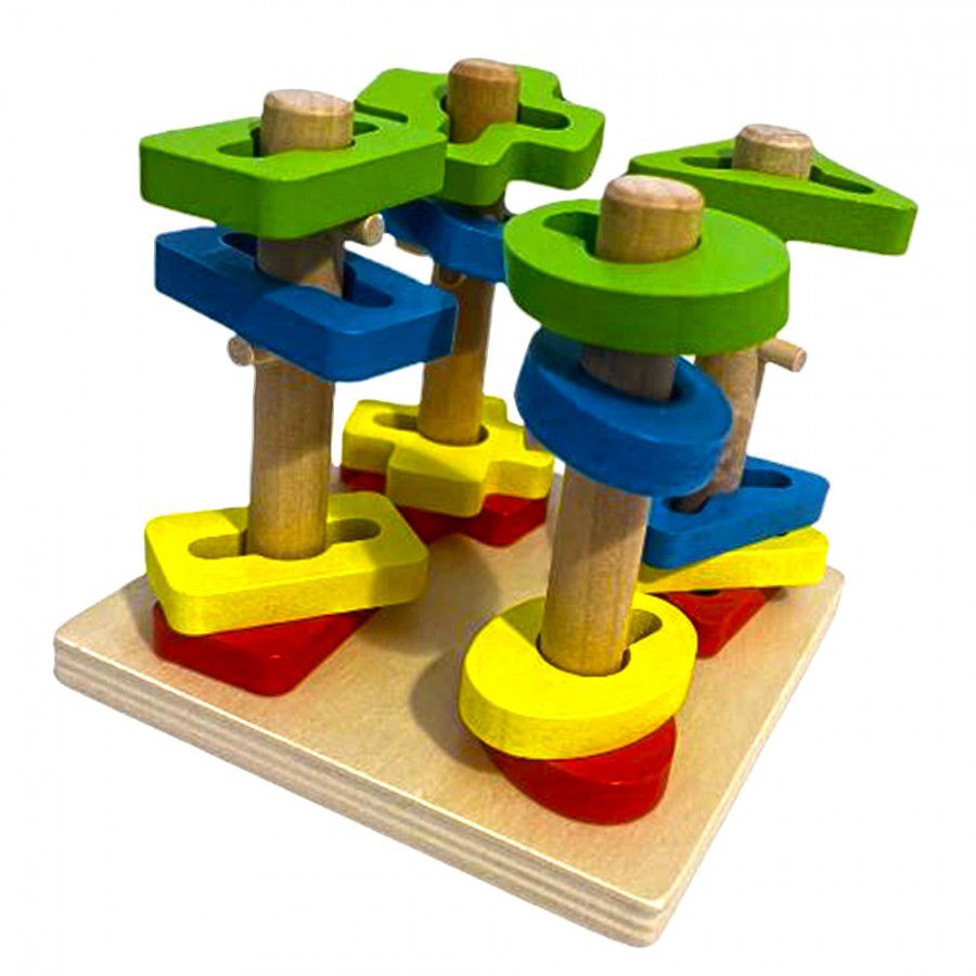 Joc de sortare și potrivire pe forme și culori (pe coloane). - imagine 3