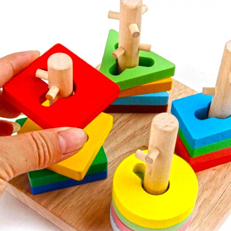 Joc de sortare și potrivire pe forme și culori (pe coloane). - imagine 4