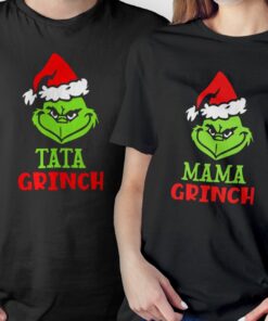 Set Tricouri Personalizate "TATA GRINCH & MAMA GRINCH" – Cadoul Anului!