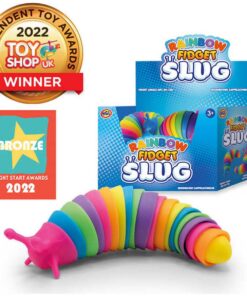 Abley’s Clicky Slug Fidget – Rainbow