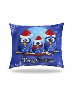 Pernă Decorativă Festivă Moș Crăciun – Mică și Pufosenie