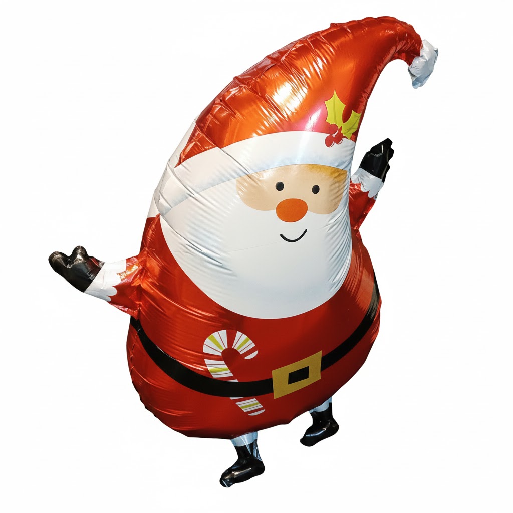 Balon Folie Gigant Moș Crăciun Vesel